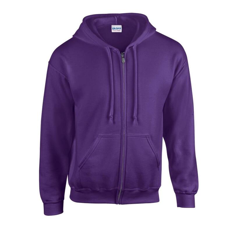 ギルダン レディース トップス Tシャツ パーカー Gildan Mens Heavy Blend Full Zip Hoodie Purple パープル|ReVida 店