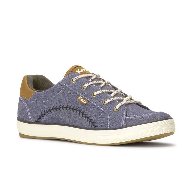 ケッズ レディース シューズ スニーカー スピード競技 Keds Center III Women\u0027s Canvas Lace-Up Sneakers Chambray Blue 青み