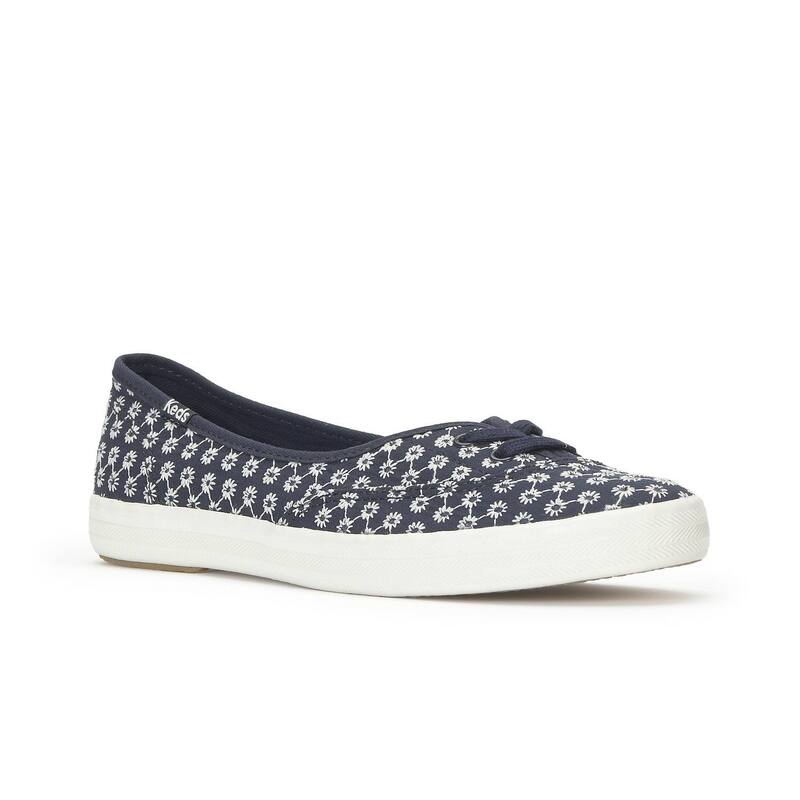 ケッズ レディース シューズ スニーカー ミニ Keds The Mini Daisy Eyelet Women\u0027slip-On Casual Sneakers Navy 米国海軍 靴-レディース靴-スニーカー