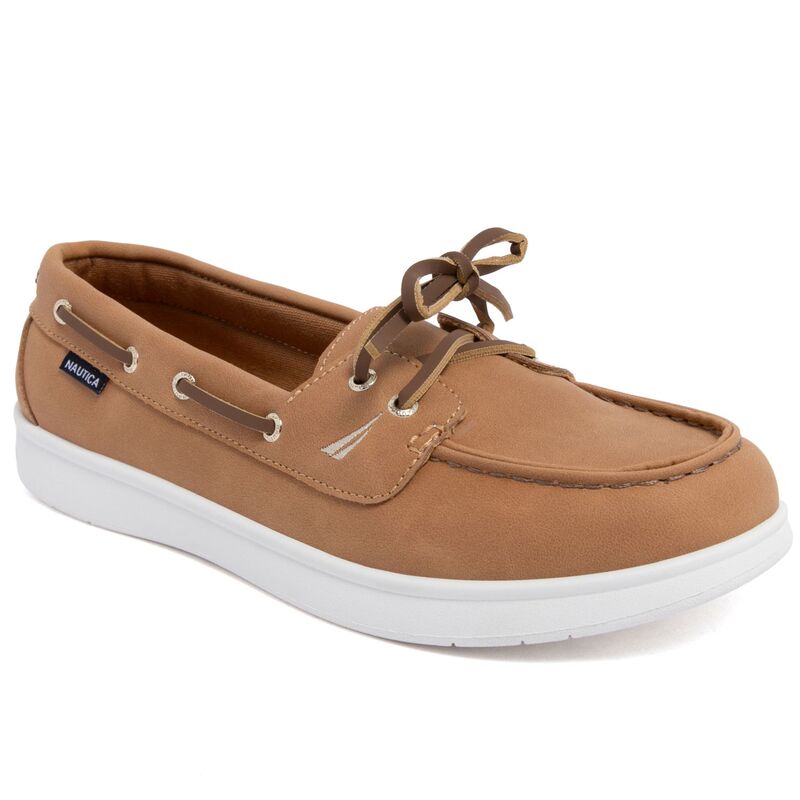 ナウティカ レディース シューズ スニーカー Nautica Women\u0027s Datepalm Slip-On Casual Boat Shoes Tan タン