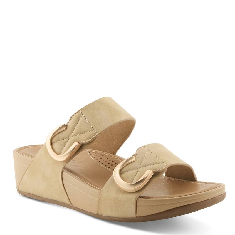 パトリシア レディース シューズ サンダル Patrizia Oceandrive-Lux Women\u0027s Wedge Slide Sandals Beige ベージュ