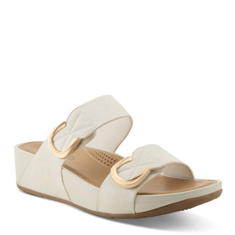 パトリシア レディース シューズ サンダル Patrizia Oceandrive-Lux Women\u0027s Wedge Slide Sandals Ice