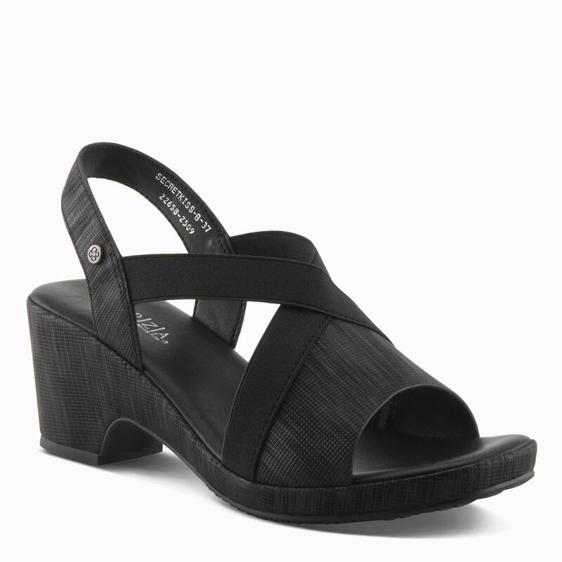 パトリシア レディース シューズ サンダル 踵 Patrizia Secretkiss Women\u0027slingback Heeled Sandals Black 黒いこと