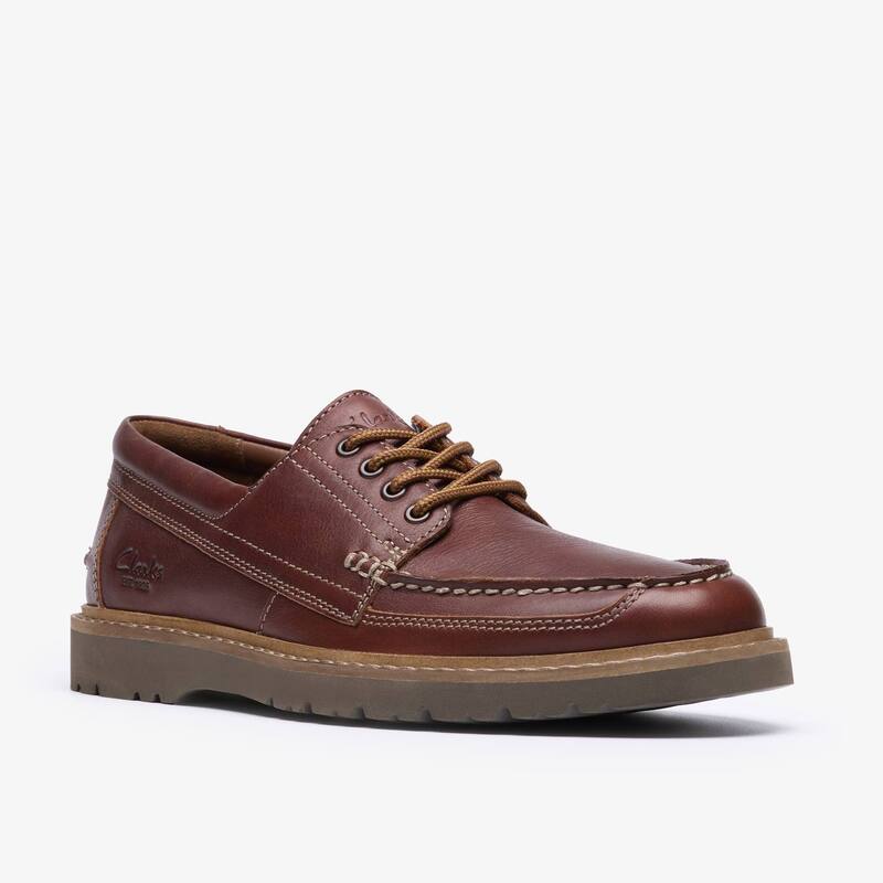 クラークス レディース シューズ Clarks Weltridge Men\u0027s Moc Toe Casual Shoes Dark Tan Leather タン
