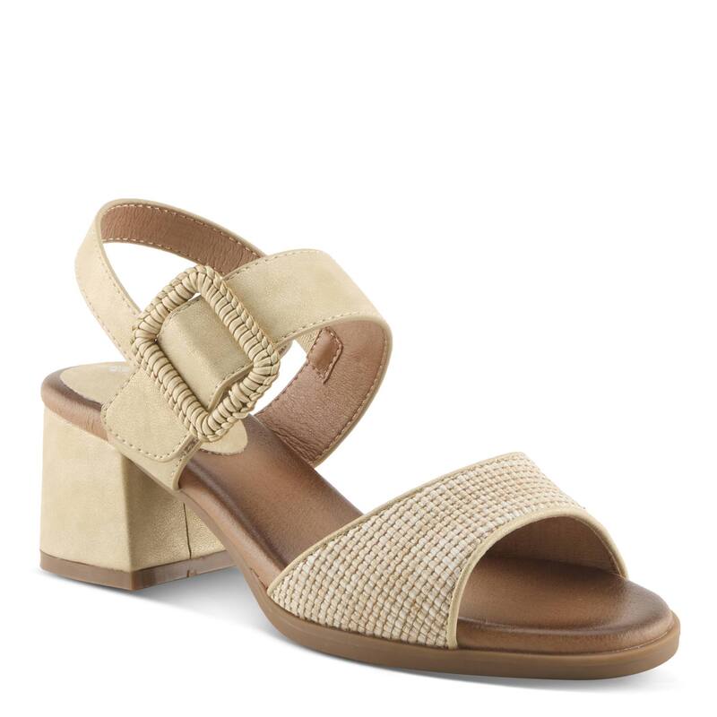 パトリシア レディース シューズ サンダル 踵 Patrizia Mambu Women\u0027s Block Heel Strappy Sandalsoft Gold ゴールド