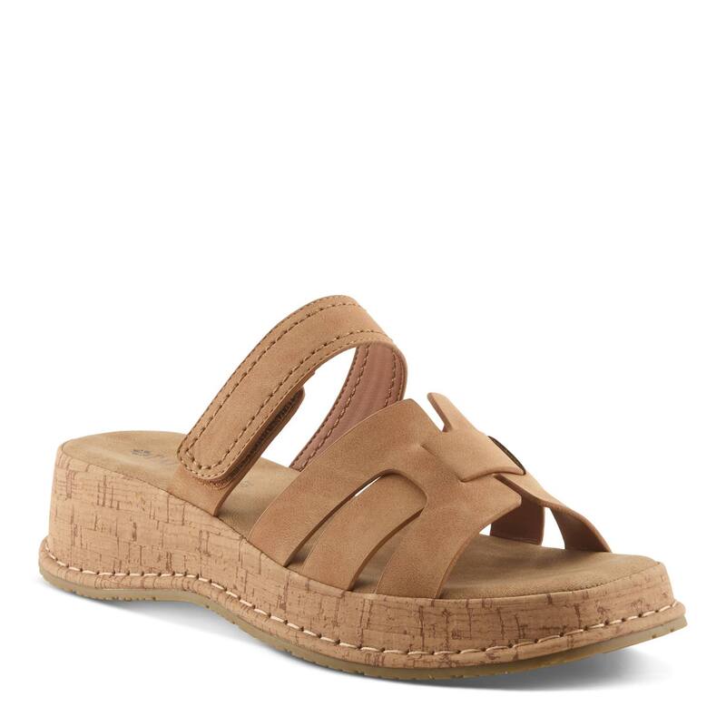パトリシア レディース シューズ サンダル Patrizia Markale Women\u0027slip-On Wedge Sandals Camel 駱駝