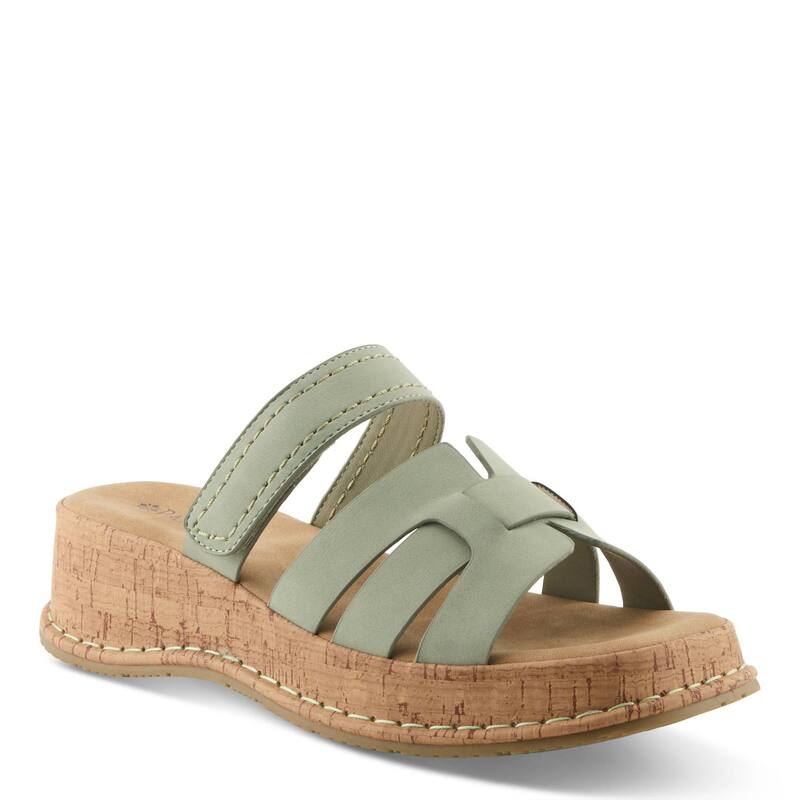 パトリシア レディース シューズ サンダル Patrizia Markale Women\u0027slip-On Wedge Sandalsage Green 緑であること