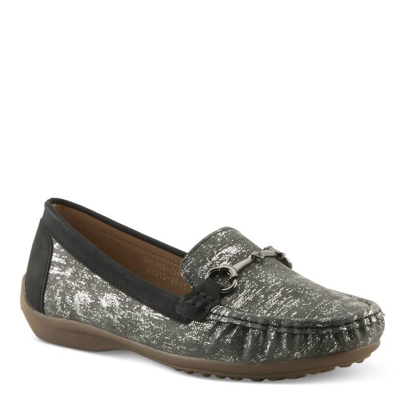 パトリシア レディース シューズ スリッポン・ローファー Patrizia Women\u0027s Bruns Comfort Moccasinslip-On Moc Toe Loafers Charcoal 暗灰色