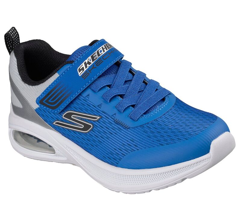 スケッチャーズ レディース シューズ スニーカー Skechers Microspec Max Advance Squad Pacer Boys\u0027 Sneakers Black Silver 黒いこと