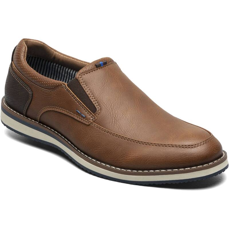 ノンかん木 レディース シューズ オックスフォード Nunn Bushyde II Men\u0027s Moc Toe Slip-On Shoes Cognac