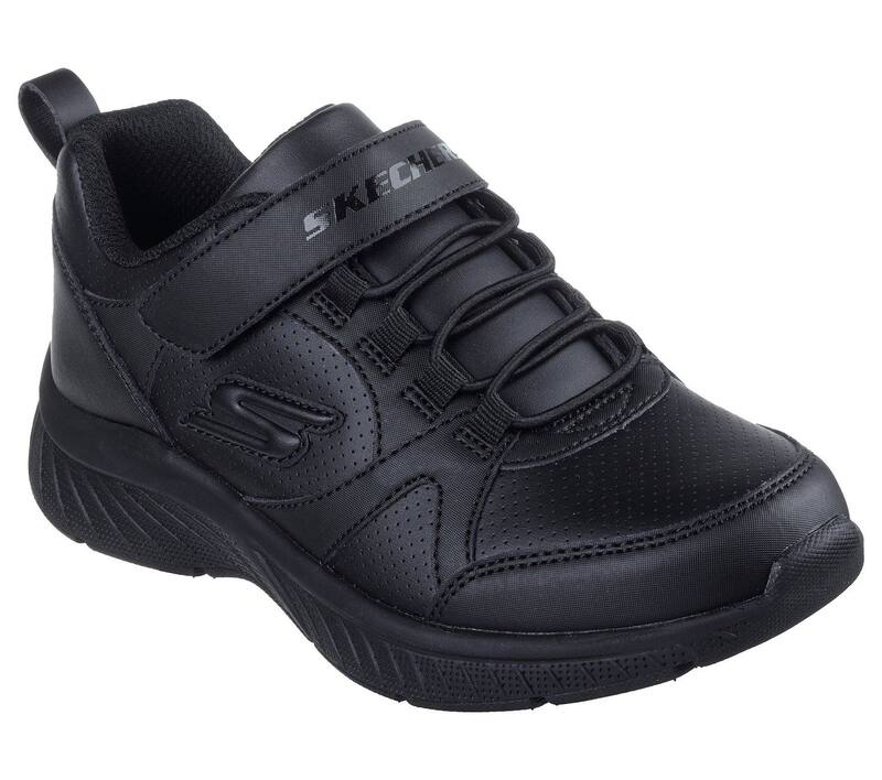 スケッチャーズ レディース シューズ スニーカー プラスサイズ Skechers Microspec Pluschool Sweets Girls' Sneakers Black ブラック|ReVida 店