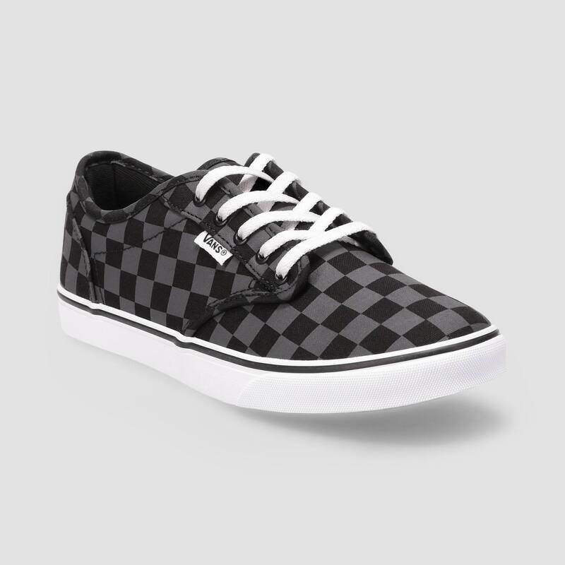 バンズ レディース シューズ スニーカー Vans Women\u0027s Atwood Low Shoes Check Textile Black 黒いこと