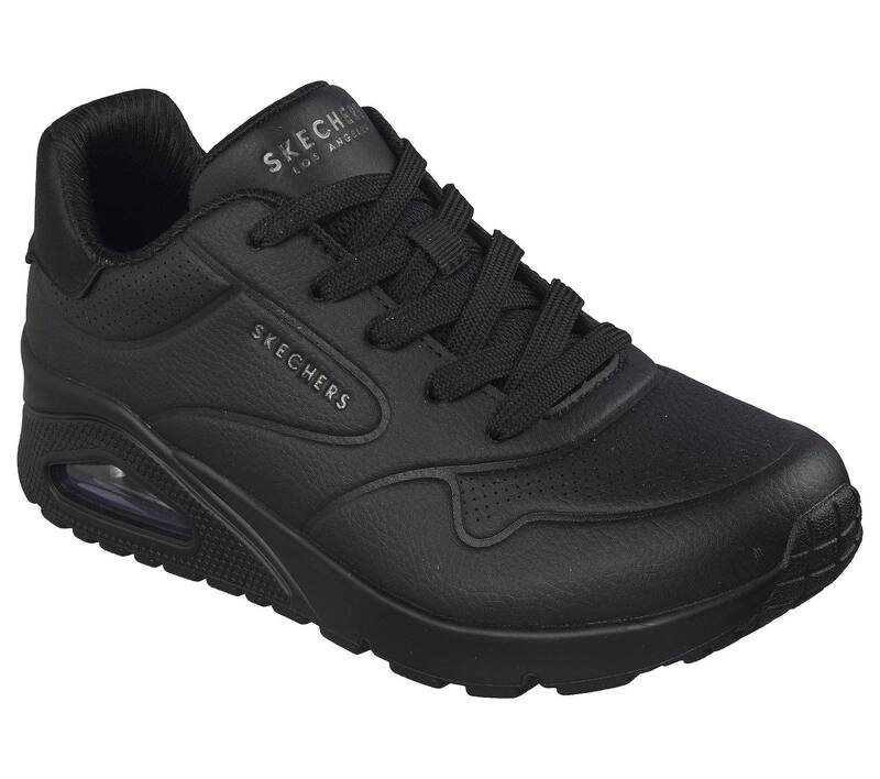 スケッチャーズ レディース シューズ スニーカー Skechers Uno Savvy Women'slip-On Casual Sneakers Black ブラック｜ReVida 店