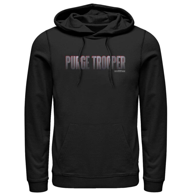 アニメ文字記号 レディース トップス プルオーバー パーカー Licensed Character Men\u0027star Wars Purge Trooper Pullover Hoodie Black 黒いこと