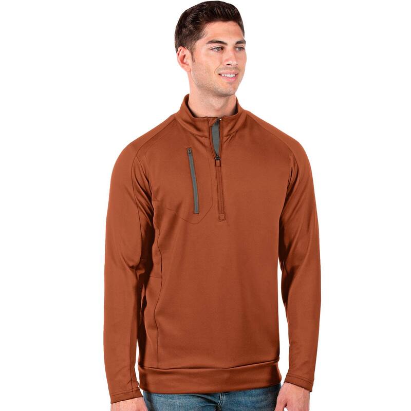 アンティグア レディース トップス Tシャツ Men Antigua Generation 1/2-Zipullover Burnt Orange オレンジ