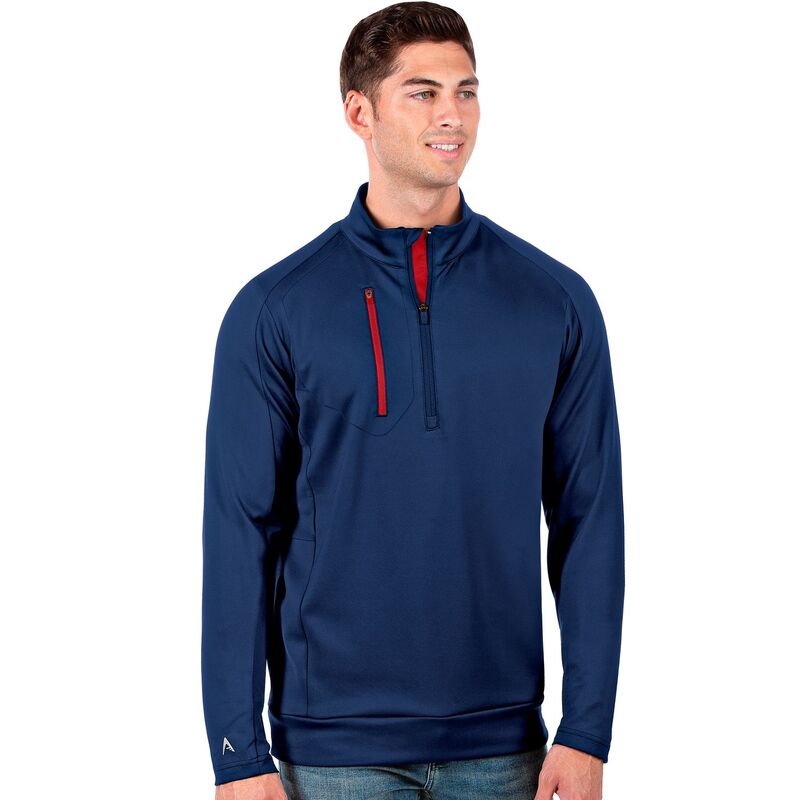 アンティグア レディース トップス Tシャツ Men Antigua Generation 1/2-Zipullovered Navy ネイビー