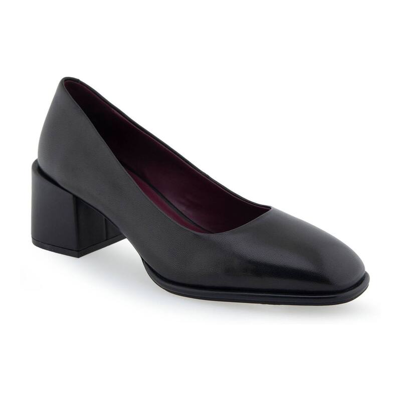 エアロソールズ レディース シューズ パンプス なめし革 Aerosoles Alae Women\u0027s Leather Dress Pumps Black Leather 黒いこと