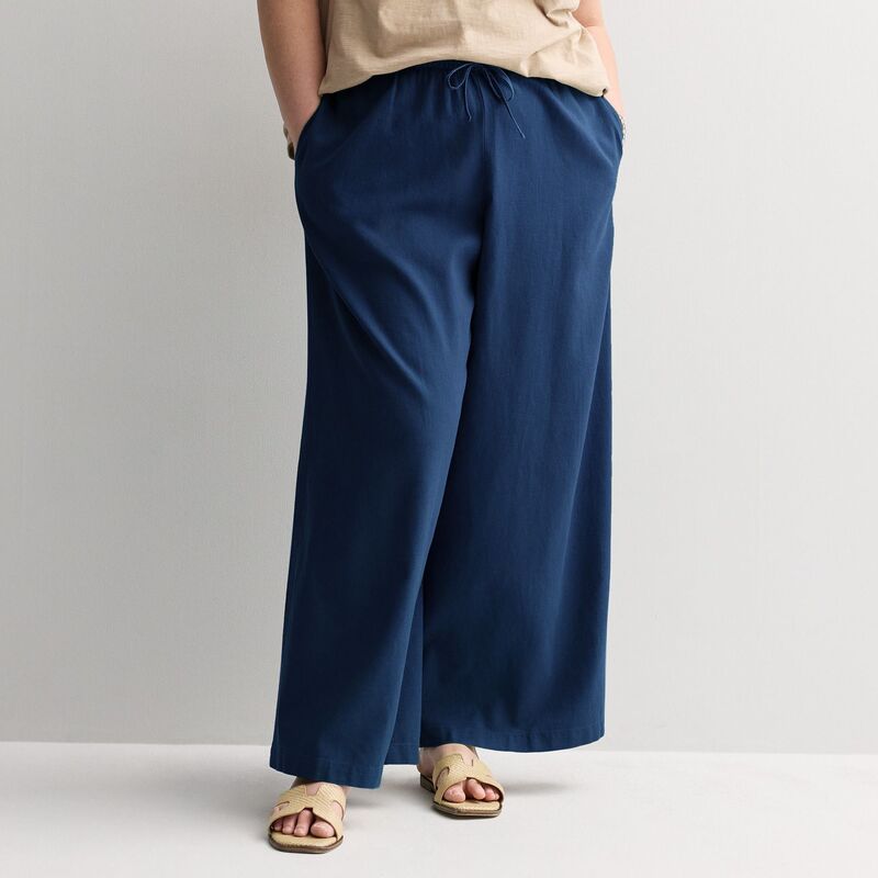 ソノマ レディース ボトムス カジュアルパンツ プラスサイズ リネン Plusize Sonoma Goods For Life Mid Rise Linen Blend Pants River Navy ネイビー|ReVida 店