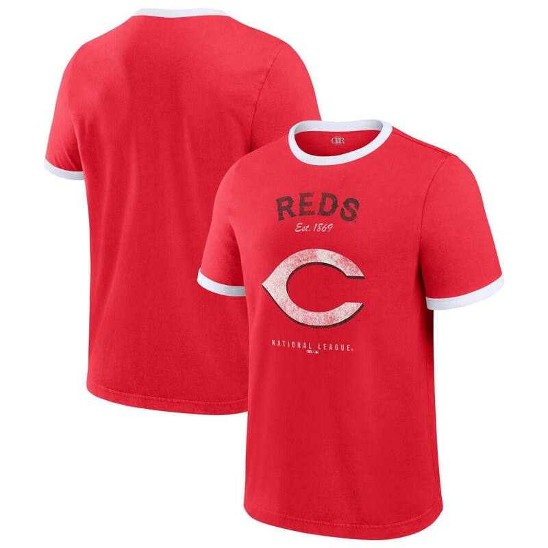 ファナティクス レディース トップス プルオーバー Men\u0027s Darius Rucker Collection by Fanatics Red Cincinnati Reds Washed Ringer T-Shirt Red 赤いこと