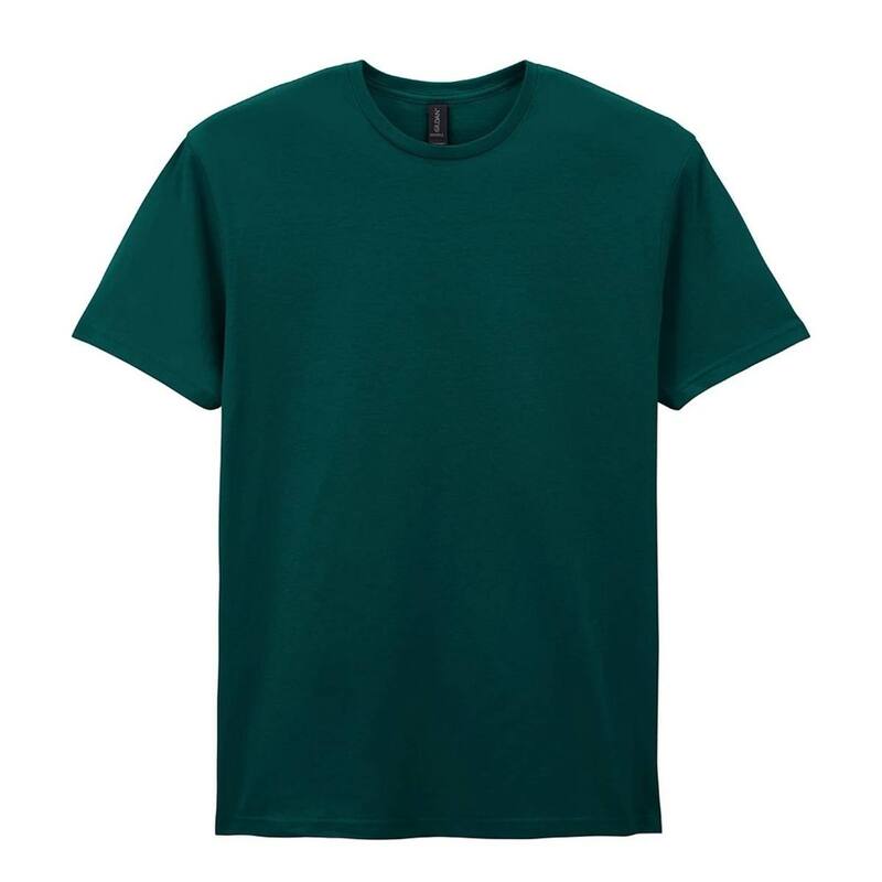 ギルダン レディース トップス ティーシャツ 綿織物 Gildan Mensoftstyle Ringspun Cotton T-Shirt Fan Marine Green 緑であること