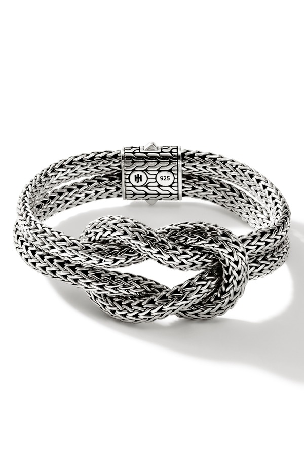 ジョン・ハーディー レディース アクセサリー ブレスレット・バングル・アンクレット John Hardy Love Knot Bracelet, 13mm Silver シルバー