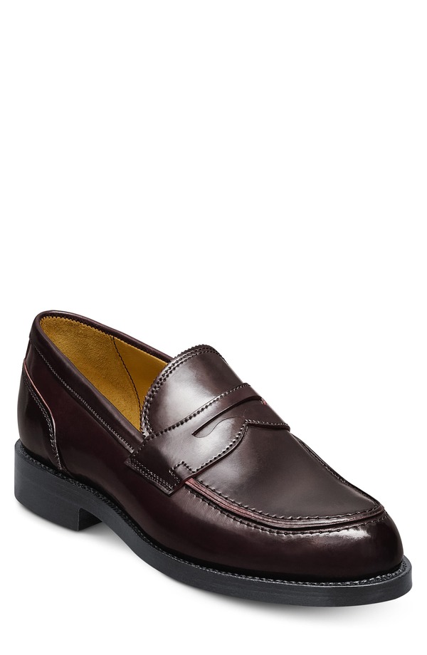 ウディアレン エドモンズ メンズ シューズ スリッポン・ローファー Allen Edmonds Miller Penny Loafer Burgundy バーガンディ