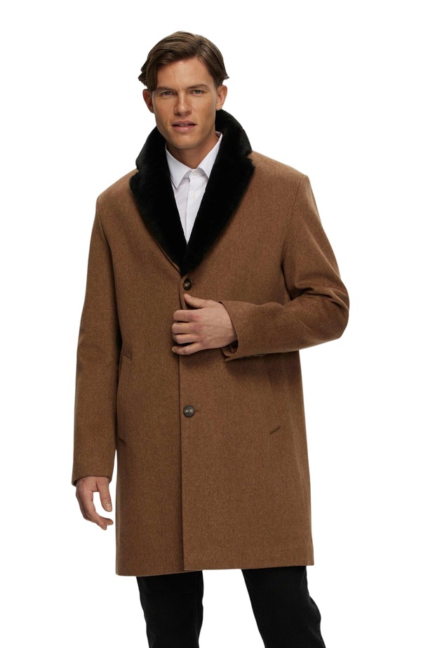 ゴルスキ メンズ アウター ジャケット・ブルゾン ウール コート GORSKI Loro Piana Wool Coat Camel キャメル