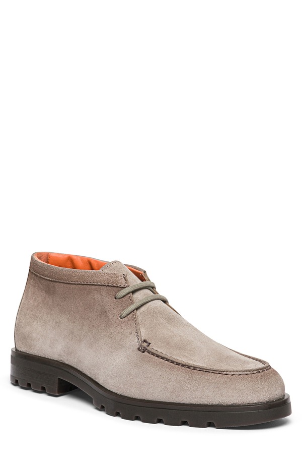 サントーニ メンズ シューズ ブーツ・レインブーツ Santoni Rock Chukka Boot Light Brown 赤銅色
