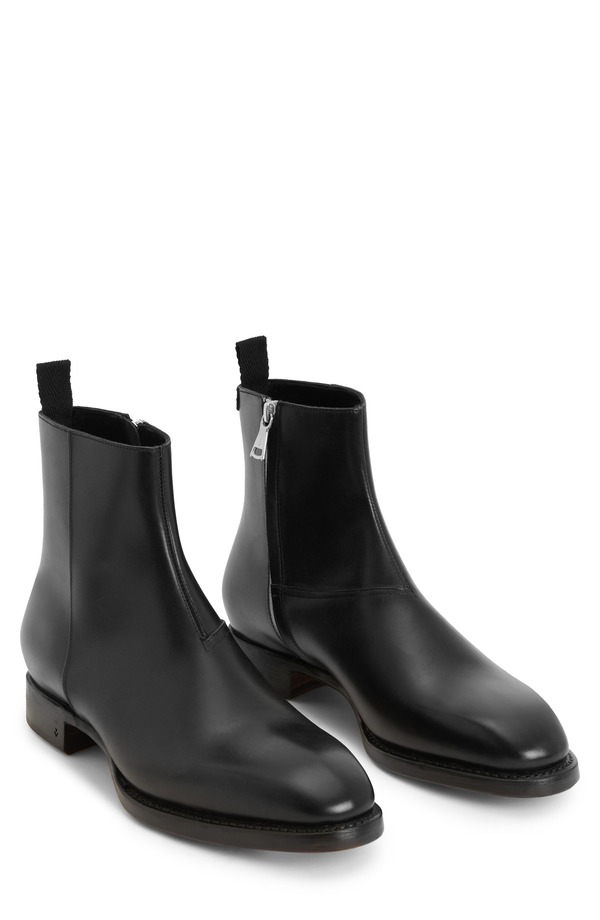 ジョンバルベイトス メンズ シューズ ブーツ・レインブーツ アンクル John Varvatos Regent Zip Ankle Boot Black 黒いこと