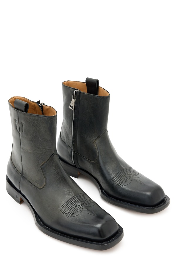 ジョンバルベイトス メンズ シューズ ブーツ・レインブーツ John Varvatos Broome Roper Boot Black 黒いこと