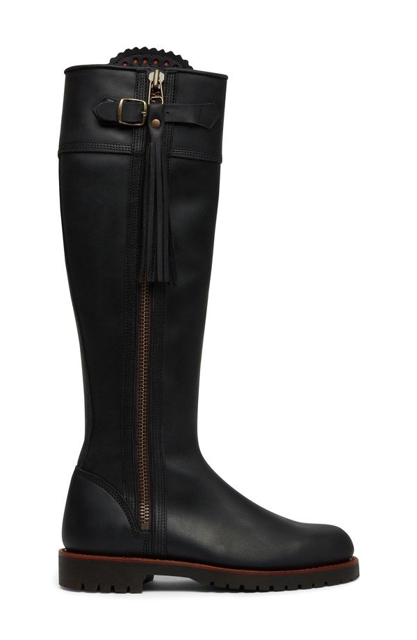 ペネロペシルバーズ レディース シューズ ブーツ・レインブーツ Penelope Chilvers Tassel Knee High Boot 101 Black ブラック|ReVida 店