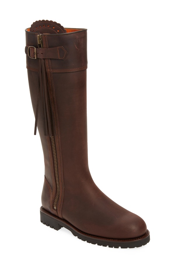 ペネロペシルバーズ レディース シューズ ブーツ・レインブーツ Penelope Chilverstandard Tassel Knee High Boot Conker|ReVida 店