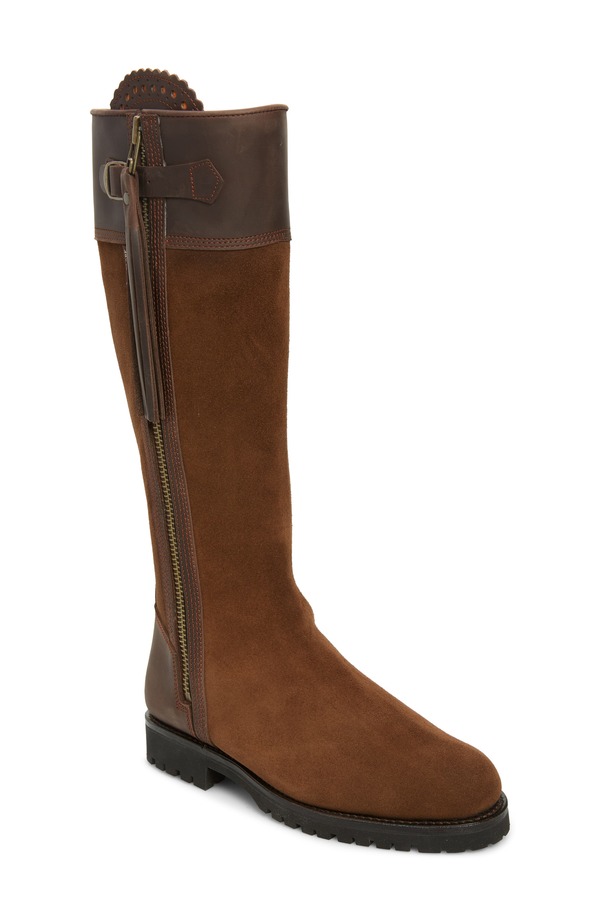 ペネロペシルバーズ レディース シューズ ブーツ・レインブーツ Penelope Chilvers Inclement Long Tassel Waterproof Knee High Boot Dark Oak｜ReVida 店 125,400円