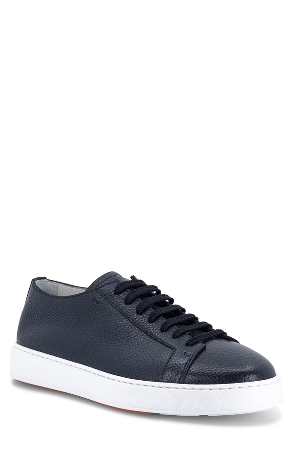 サントーニ メンズ シューズ スニーカー Santoni Biking Low Top Sneaker Blue 青色 靴-スニーカー-メンズ靴
