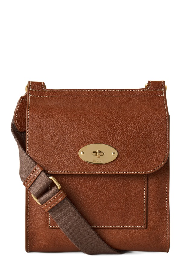 マルベリー レディース バッグ レザー Mulberry Small Antony Leather Stitched Crossbody Bag Oak｜ReVida 店