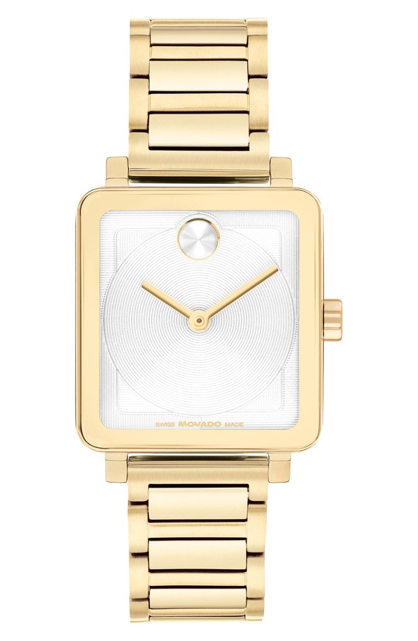 モバド メンズ アクセサリー 腕時計 Movado Bold Evolution 2.0 Bracelet Watch, 26mm White Dial ホワイト|ReVida 店