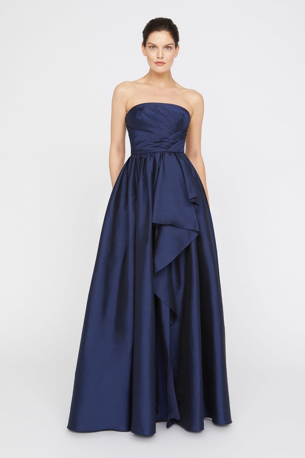 セイア レディース トップス ワンピース Theia Esmerina Taffeta Gownavy ネイビー