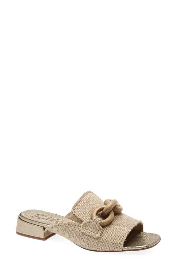 ペドロガルシア レディース シューズ 踵 サンダル Pedro Garcia Enna Slide Sandal Natural Burlap-Oak