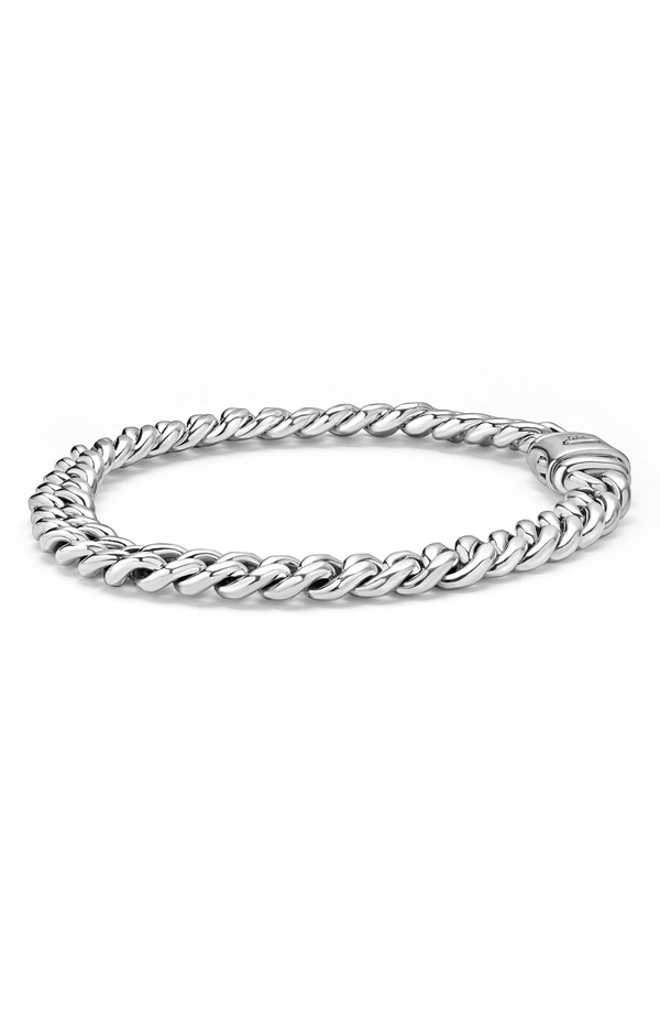 ラゴス メンズ 付属物 ブレスレット・バングル・アンクレット LAGOS Men\u0027s Anthem Sterling Silver Curb Chain Bracelet Silver しろがね色