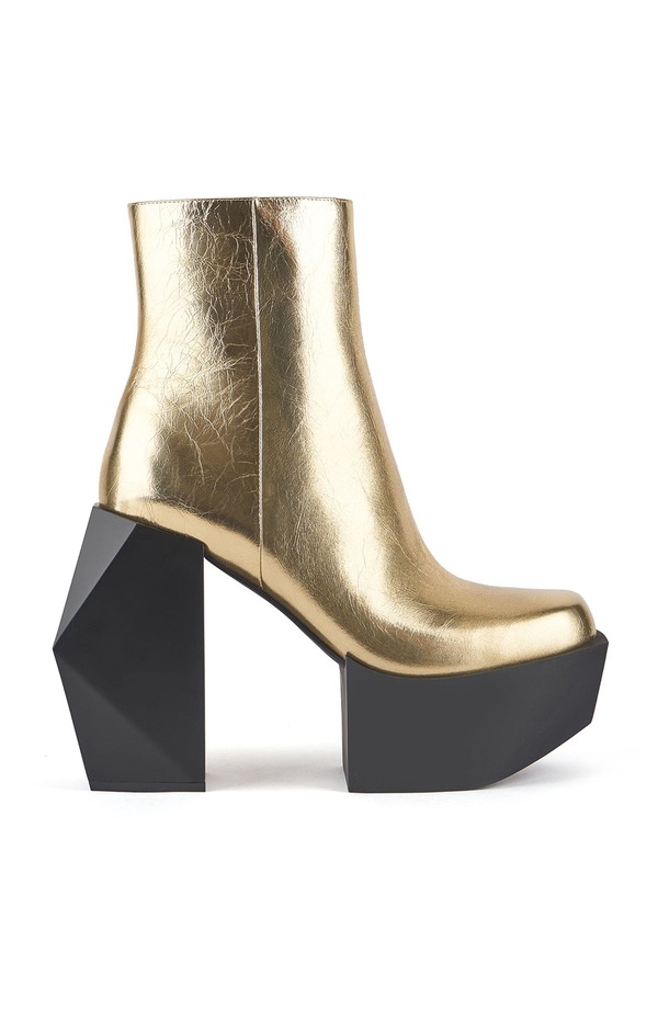 ユナイテッドヌード メンズ シューズ ブーツ・レインブーツ United Nude Stage Boot Mens Gold ゴールド|ReVida 店