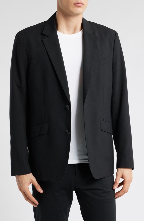 ラグアンドボーン メンズ アウター ジャケット・ブルゾン ウール コート rag & bone Butler Wool Blend Ripstop Sport Coat Black ブラック|ReVida 店