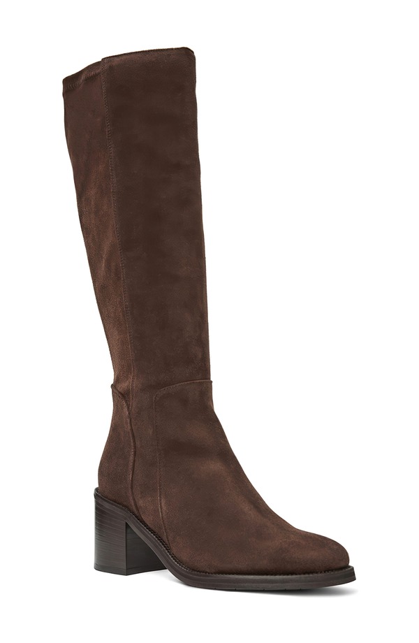 アクアタリア レディース シューズ ブーツ・レインブーツ Aquatalia Jasmina Weatherproof Knee High Boot Espresso Suede