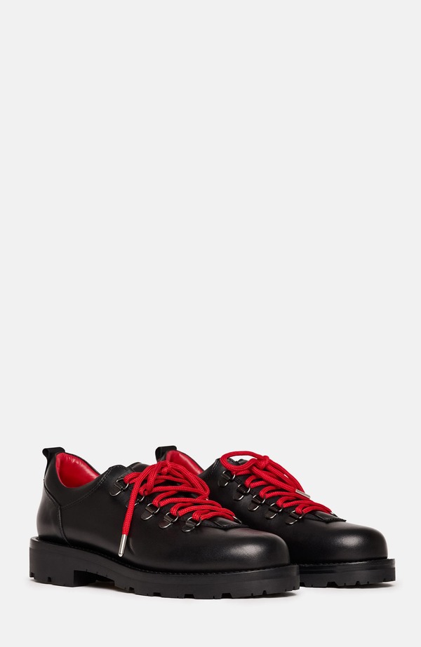 スカロッソ レディース シューズ ブーツ・レインブーツ SCAROSSO Cora Boots Black - Calf 黒いこと