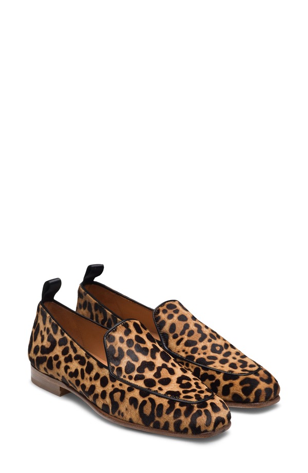 マグナーニ レディース シューズ スリッポン・ローファー Magnanni Bella Loafer Leopard Print Calf Hair 毛の荒物