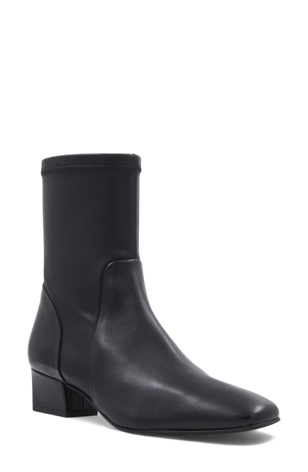 アクアタリア レディース シューズ ブーツ・レインブーツ Aquatalia Stassi Weatherproof Bootie Black Leather 黒いこと