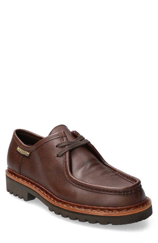 メフィスト メンズ シューズ 置き目毛皮 Mephisto Peppo Wateresistant Chukka Loafer Chestnut Gipsi