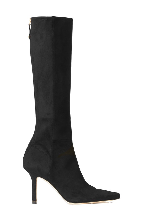 主任者 レディース シューズ ブーツ・レインブーツ トール BOSS Charlize Tall Boot Black 黒いこと