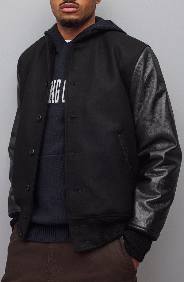 レイニングチャンプ メンズ アウター ジャケット・ブルゾン ウール Reigning Champ Wool & Cashmere Award Jacket Black ブラック