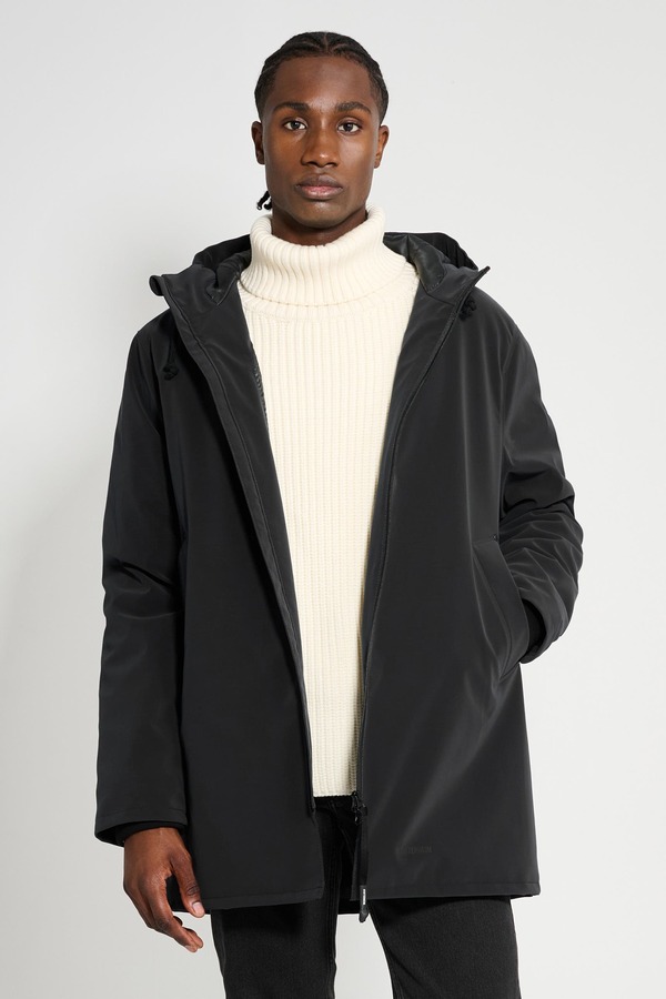 ストゥッテルハイム レディース アウター ジャケット・ブルゾン コート Stutterheim Stockholmatte Winter Coat Black ブラック｜ReVida 店