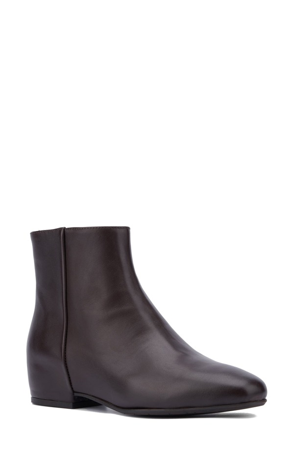 アクアタリア レディース シューズ ブーツ・レインブーツ Aquatalia Ulyssa Weatherproof Bootie Dark Brown 赤銅色